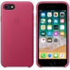 Apple iPhone 8 / 7 Leather Case - Pink Fuchsia (MQHG2) - зображення 4