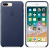 Apple iPhone 8 Plus / 7 Plus Leather Case - Midnight Blue (MQHL2) - зображення 2