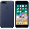 Apple iPhone 8 Plus / 7 Plus Leather Case - Midnight Blue (MQHL2) - зображення 4