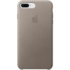 Apple iPhone 8 Plus / 7 Plus Leather Case - Taupe (MQHJ2) - зображення 1