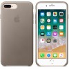 Apple iPhone 8 Plus / 7 Plus Leather Case - Taupe (MQHJ2) - зображення 2