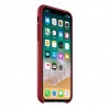 Apple iPhone X Leather Case - PRODUCT RED (MQTE2) - зображення 4