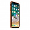 Apple iPhone X Leather Case - Saddle Brown (MQTA2) - зображення 4