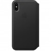 Apple iPhone X Leather Folio - Black (MQRV2) - зображення 2