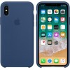 Apple iPhone X Silicone Case - Blue Cobalt (MQT42) - зображення 3