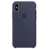Apple iPhone X Silicone Case - Midnight Blue (MQT32) - зображення 1