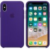 Apple iPhone X Silicone Case - Ultra Violet (MQT72) - зображення 2