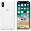 Apple iPhone X Silicone Case - White (MQT22) - зображення 3