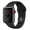 Apple Watch Series 3 GPS + Cellular 38mm Space Gray Aluminum w. Black Sport B. (MQJP2) - зображення 1