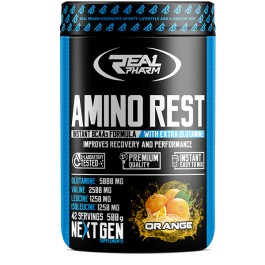 Real Pharm Amino Rest 500 g /43 servings/ Mango Maracuja