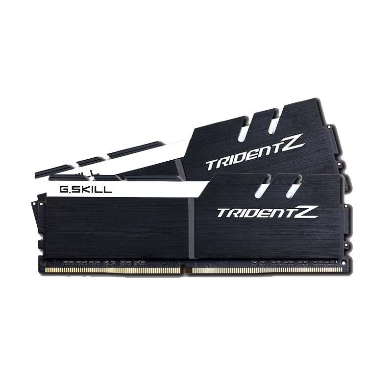 G.Skill 32 GB (2x16GB) DDR4 3600 MHz Trident Z Black/White (F4-3600C17D-32GTZKW) - зображення 1