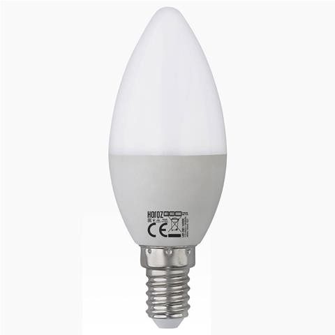 Horoz Electric LED ULTRA-6 6W C37 E14 4200K (001-003-0006-031) - зображення 1