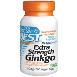 Doctor's Best Extra Strength Ginkgo 120 mg 360 caps