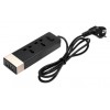 REMAX Youth RU-S3 Series 2xPlug 3xUSB 220V EU, 1,5m Black (50273) - зображення 1