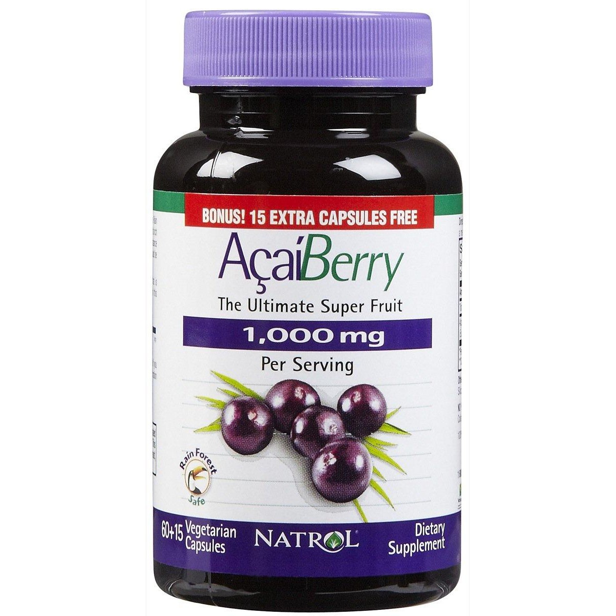 Natrol Acai Berry 75 caps - зображення 1