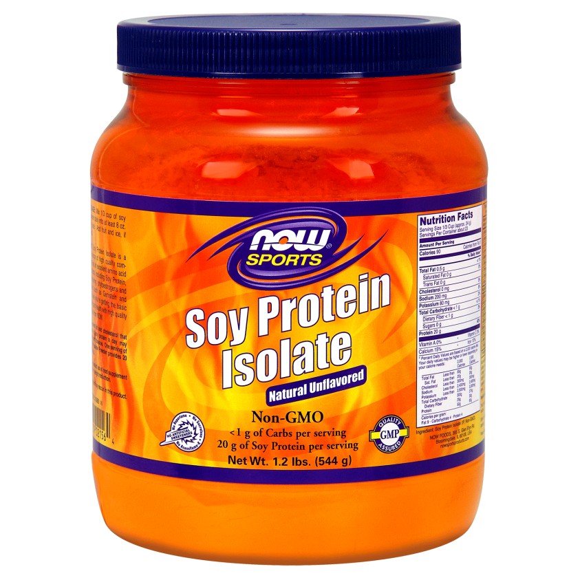 Now Soy Protein Isolate 907 g /38 servings/ Unflavored - зображення 1