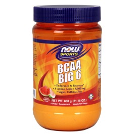   Now BCAA Big 6 Powder 600 g /33 servings/ Watermelon