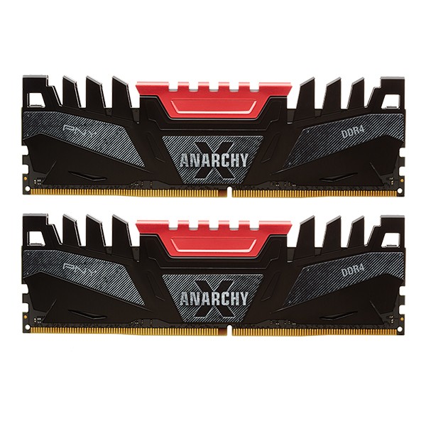 PNY 16 GB (2x8GB) DDR4 3200 MHz Anarchy-X (MD16GK2D4320016AXR) - зображення 1