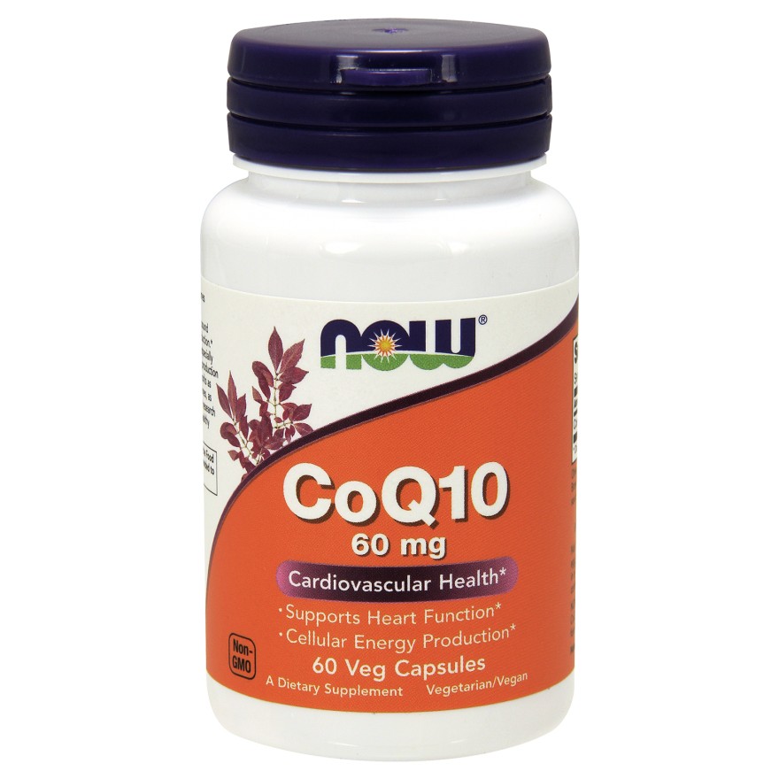 Now CoQ10 60 mg Veg Capsules 60 caps - зображення 1