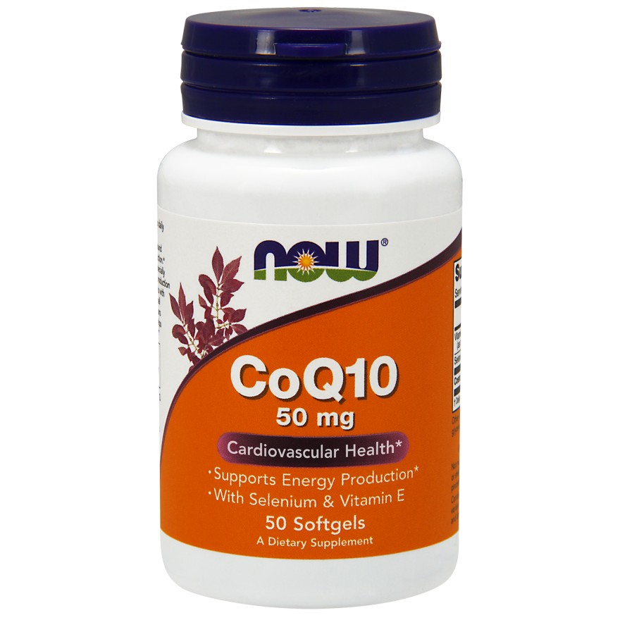 Now CoQ10 50 mg Softgels 50 caps - зображення 1