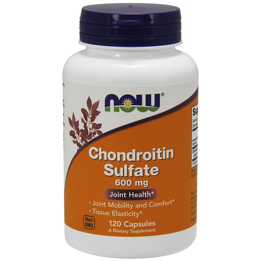 Now Chondroitin Sulfate 600 mg 120 caps - зображення 1