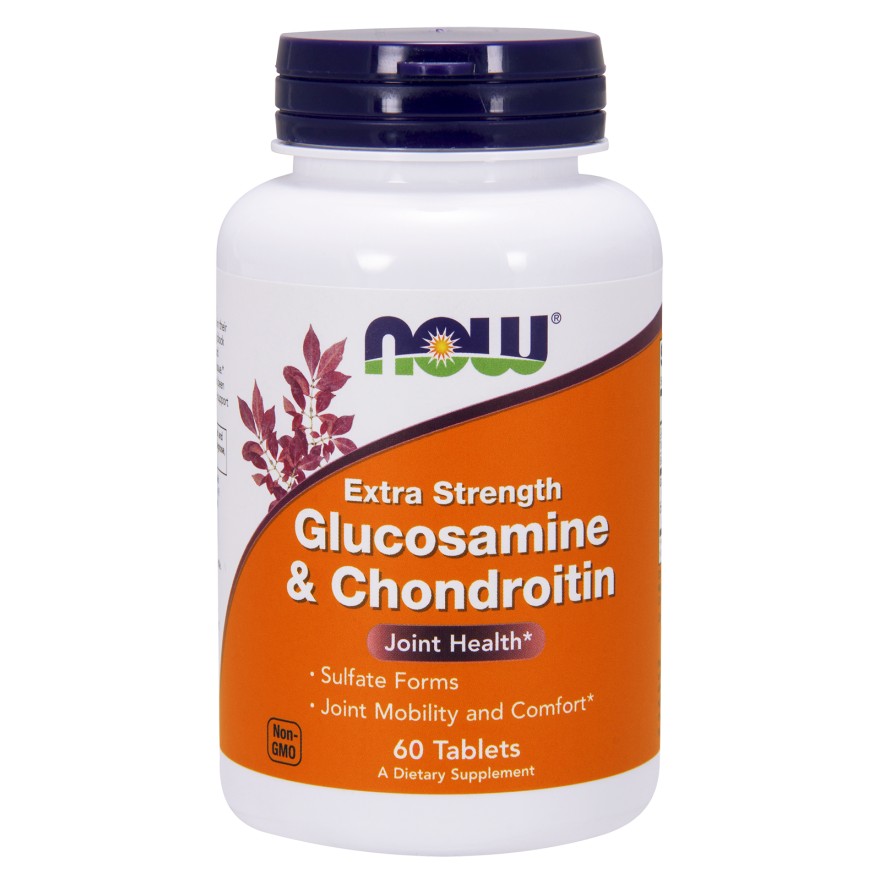 Now Glucosamine & Chondroitin Extra Strength 60 tabs - зображення 1