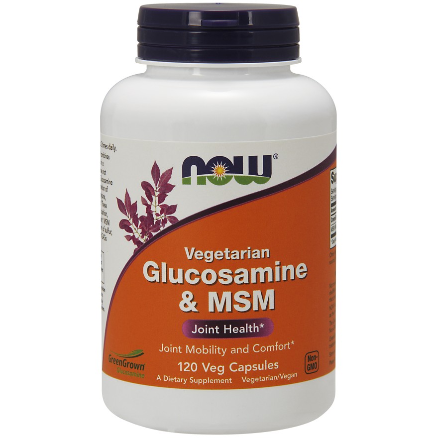 Now Glucosamine & MSM Vegetarian 120 caps - зображення 1