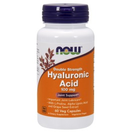 Now Hyaluronic Acid 100 mg Veg Capsules 60 caps