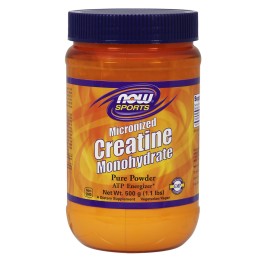 Now Creatine Monohydrate Powder Micronized 500 g /119 servings/ Pure