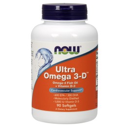 Now Ultra Omega 3-D Softgels 90 caps
