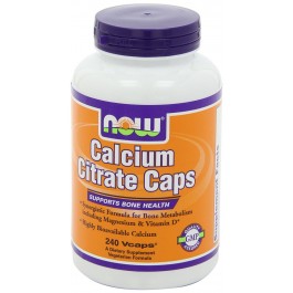 Now Calcium Citrate Veg Capsules 240 caps