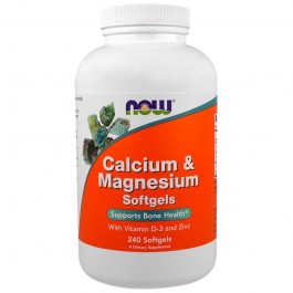 Now Calcium & Magnesium Softgels 240 caps