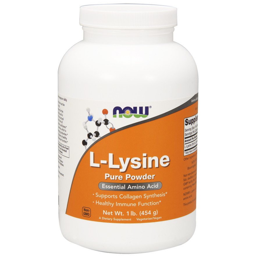 Now L-Lysine Powder 454 g /822 servings/ Pure - зображення 1