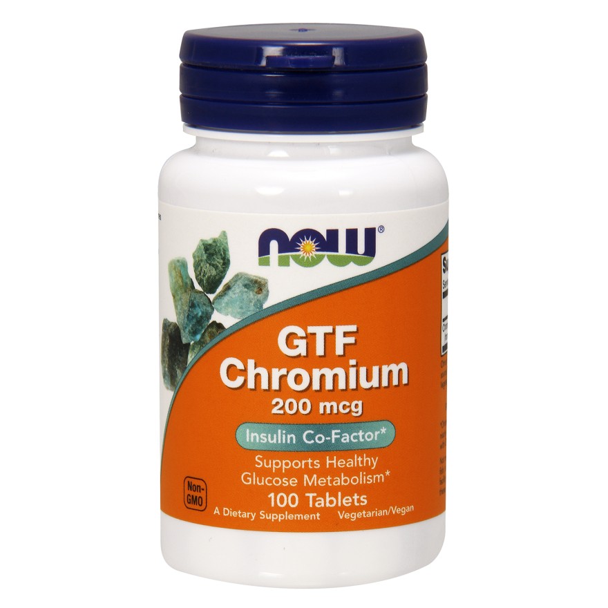Now GTF Chromium 200 mcg 100 tabs - зображення 1