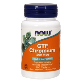   Now GTF Chromium 200 mcg 100 tabs