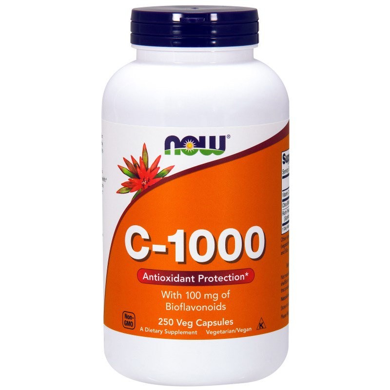 Now Vitamin C-1000 Veg Capsules 250 caps - зображення 1