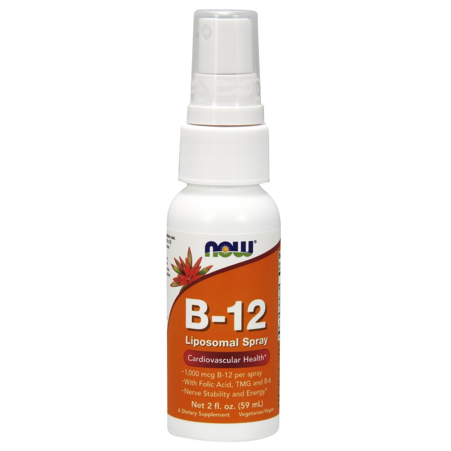 Now Vitamin B-12 Liposomal Spray 59 ml /84 servings/ - зображення 1