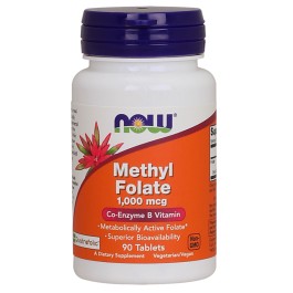   Now Methyl Folate 1,000 mcg 90 tabs