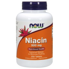 Now Niacin 500 mg Tablets 250 tabs