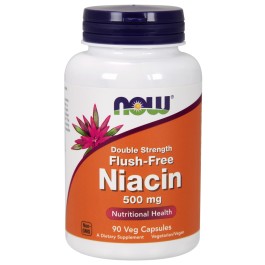 Now Niacin 500 mg Double Strength Flush-Free 90 caps