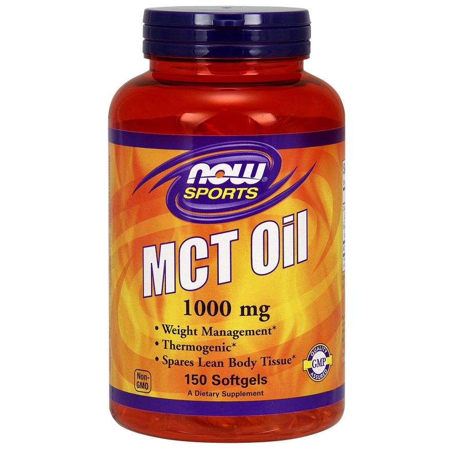 Now MCT Oil 1000 mg Softgels 150 caps - зображення 1