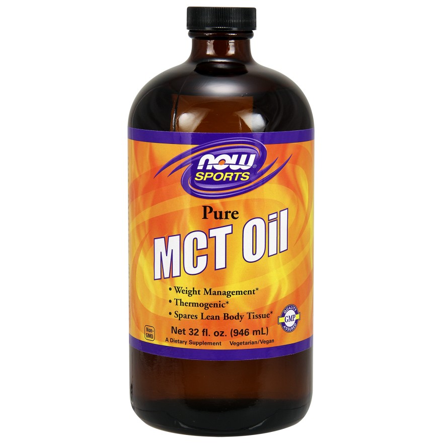 Now MCT Oil Liquid 946 ml /63 servings/ Pure - зображення 1