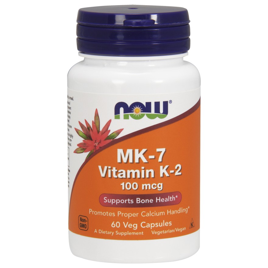 Now MK-7 Vitamin K-2 100 mcg 60 - зображення 1