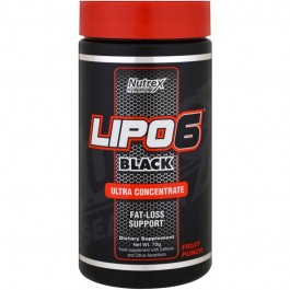 Nutrex Lipo-6 Black Ultra Concentrate Powder 70 g /50 servings/ Fruit Punch