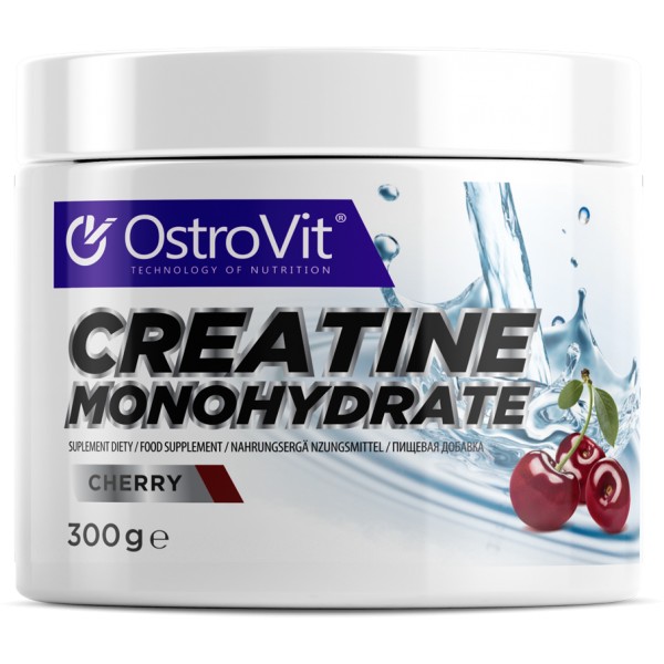 OstroVit Creatine Monohydrate 300 g /120 servings/ Cherry - зображення 1