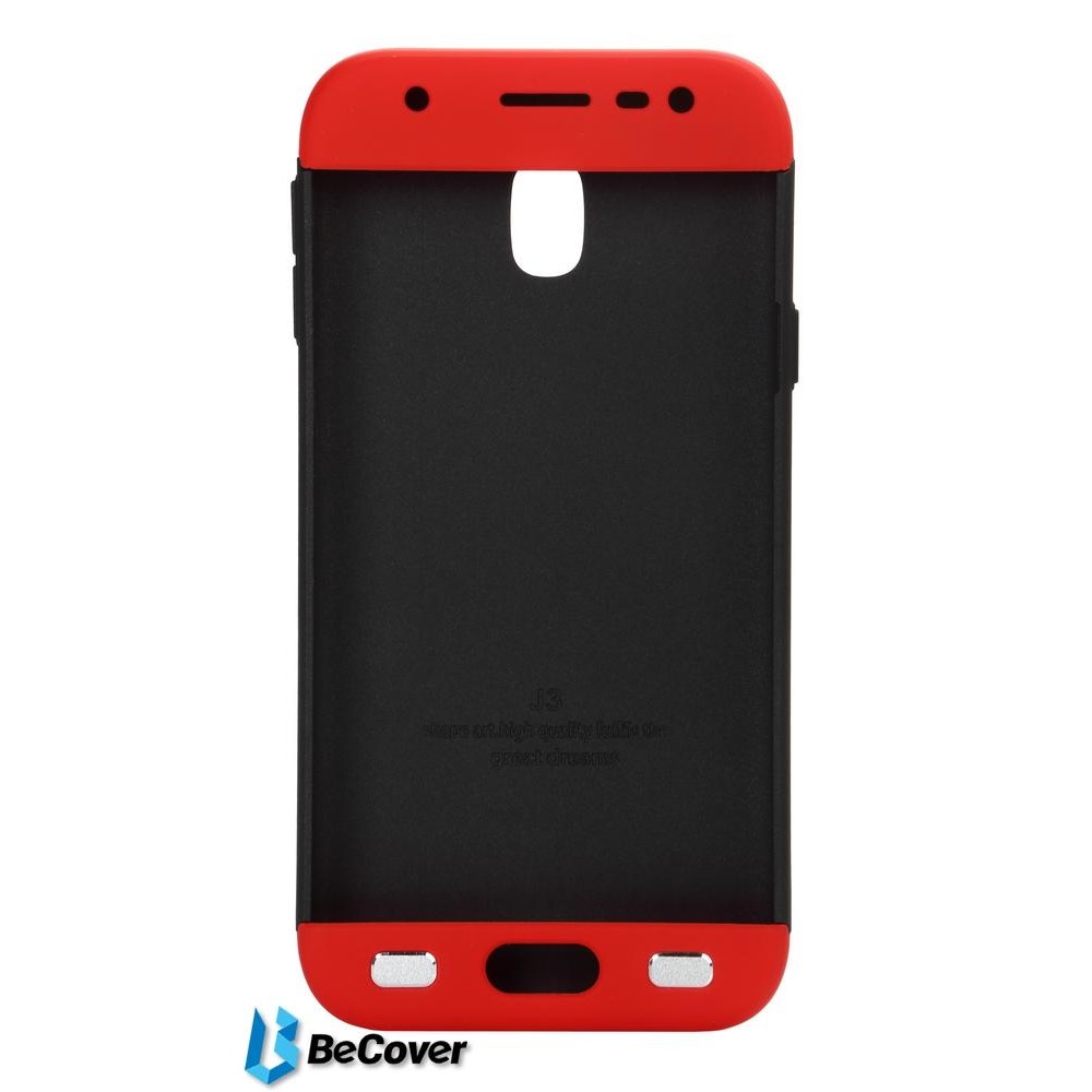 BeCover 3 в 1 Series для Samsung J3 2017 J330 Black/Red (701565) - зображення 1