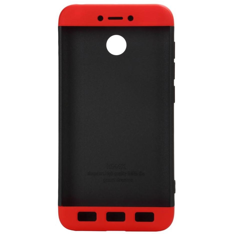 BeCover 3 в 1 Series для Xiaomi Redmi 4X Black/Red (701592) - зображення 1