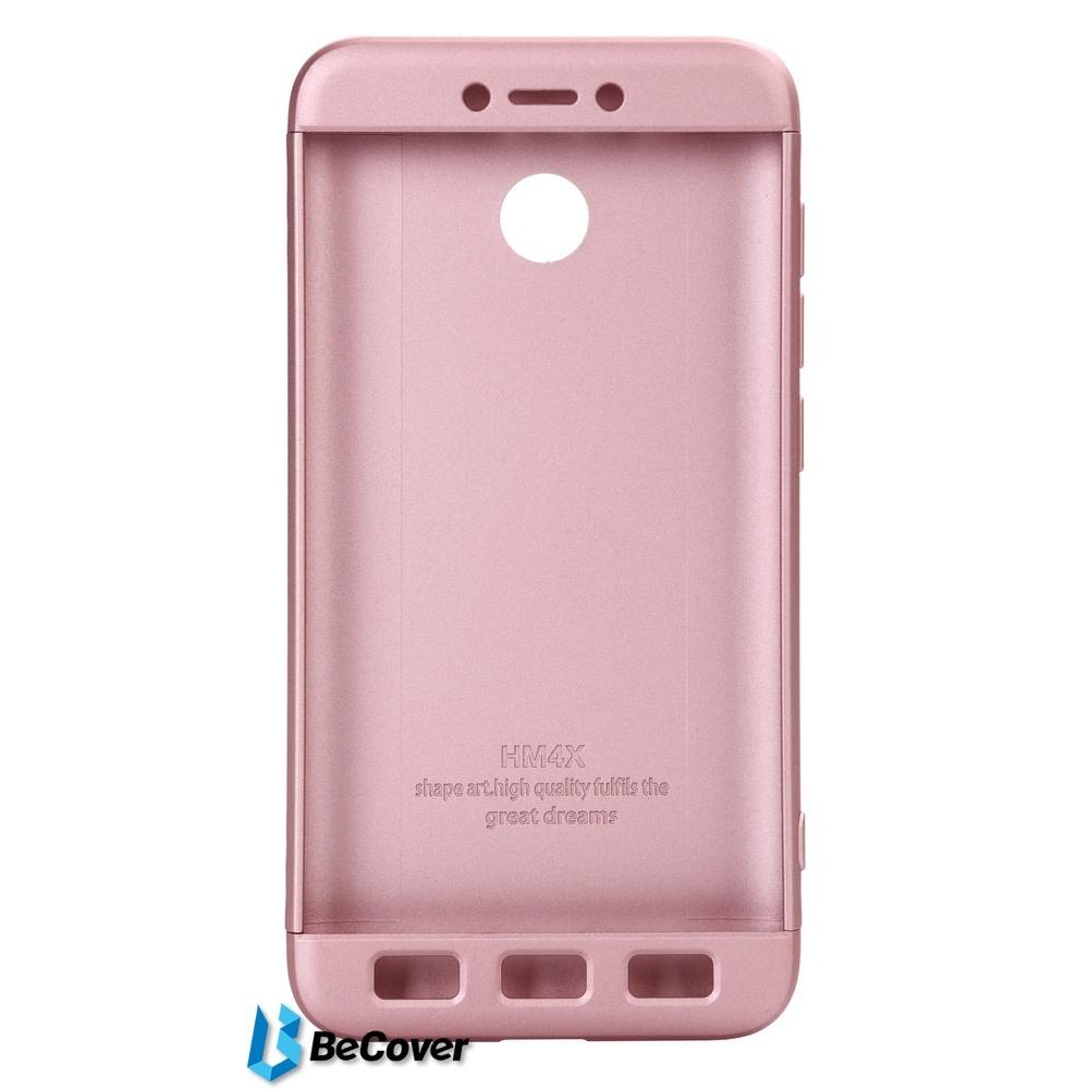 BeCover 3 в 1 Series для Xiaomi Redmi 4X Pink (701596) - зображення 1