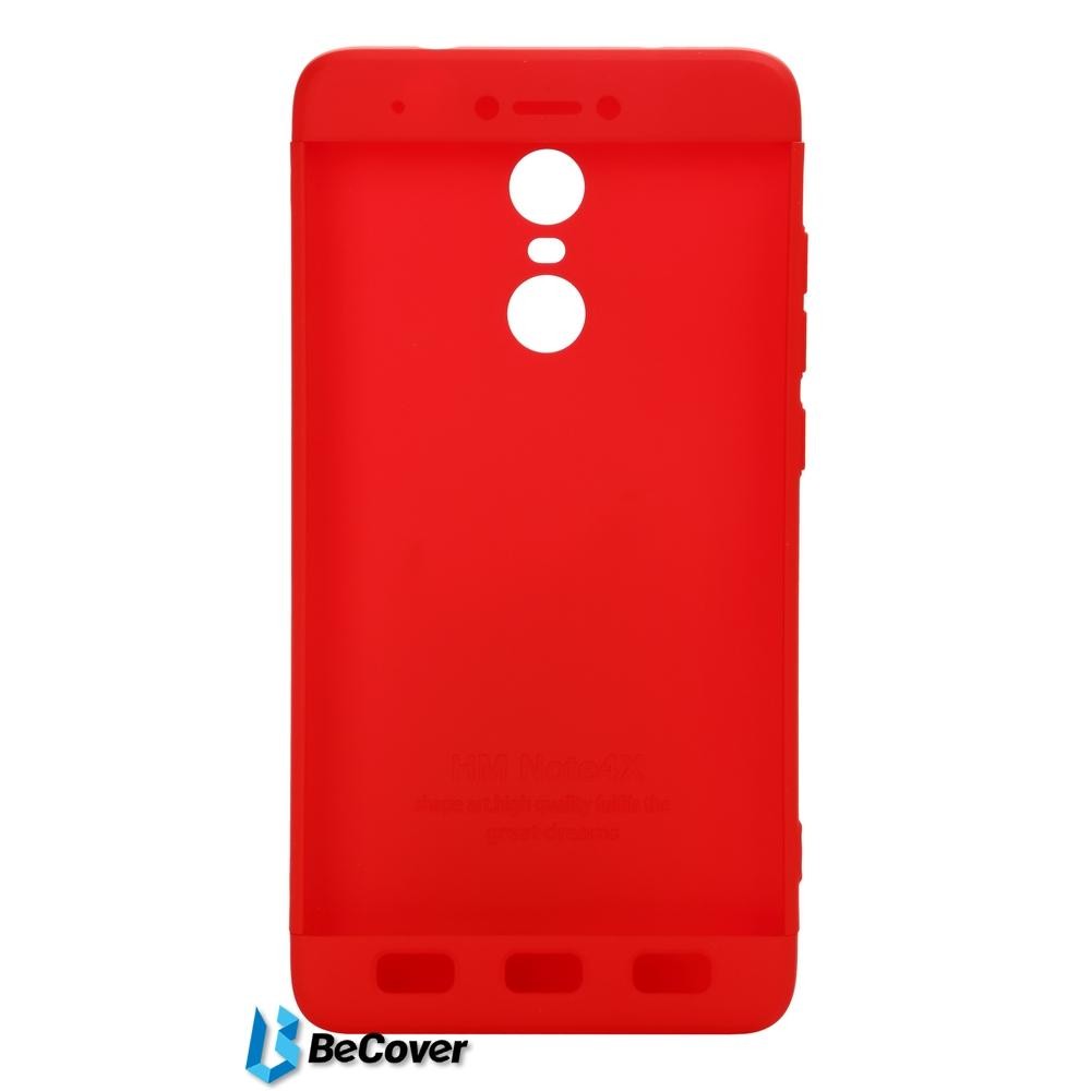 BeCover 3 в 1 Series для Xiaomi Redmi Note 4X Red (701599) - зображення 1