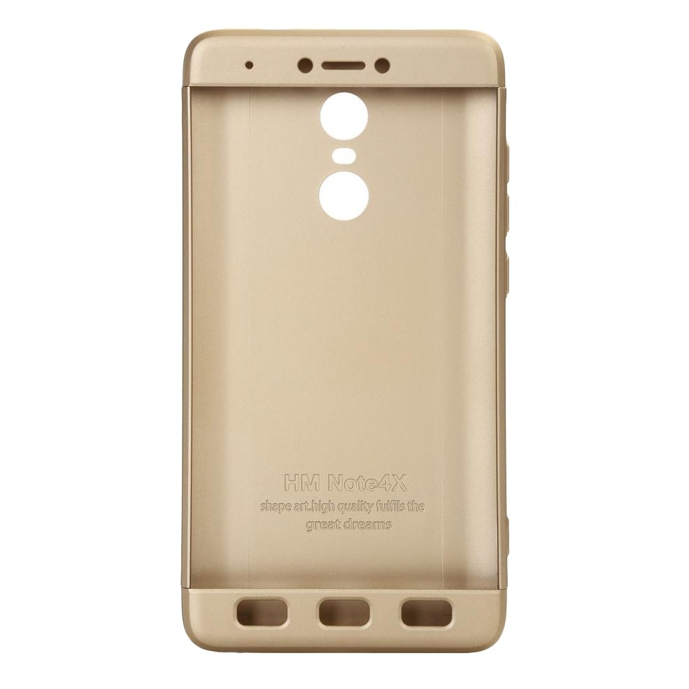 BeCover 3 в 1 Series для Xiaomi Redmi Note 4X Gold (701601) - зображення 1